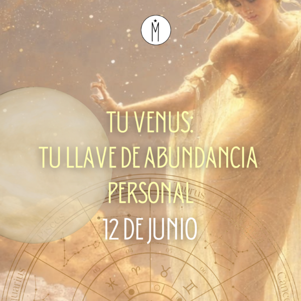 clase venus web Tu Venus. Clase online en vivo, 12 de junio